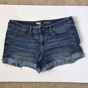 Mossimo Women's Mid Rise Midi Denim Shorts